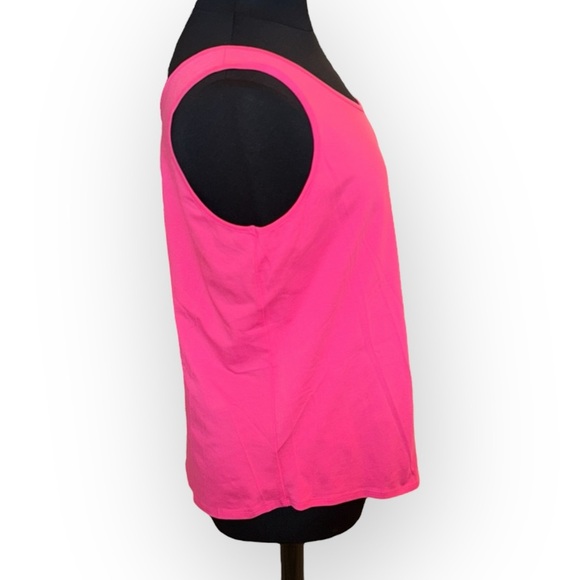 NWT NIC+ZOE Women's Shirt Tail Perfect Tank Plus 1X Watermelon Pink - Picture 5 of 13